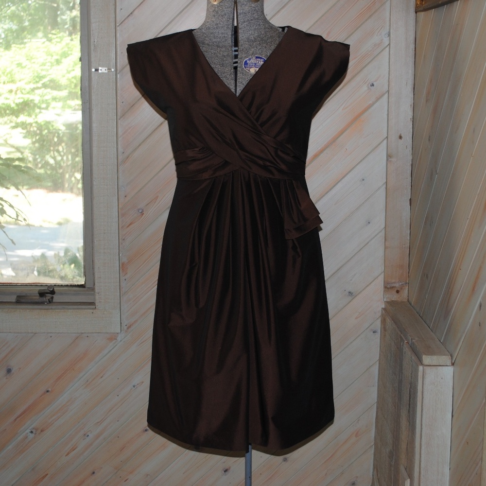 Suzi Chin for Maggy Boutique Dress in Brown
